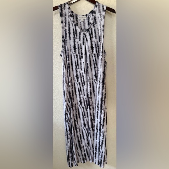 KOOLABURRA by UGG Modal Blend Stretch V neck Tie Die Tank Lounge Dress SZ XL - Picture 1 of 8